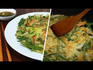 Crispy leek pancake | Koreans' favorite food | ready in 10 minutes a homebody's recipe