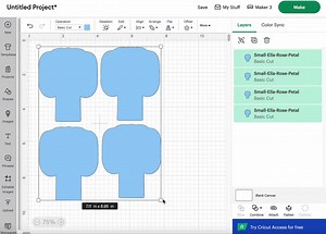 Giant Paper Rose Template, Flower SVG, DIY Decor (digital Download) - Etsy