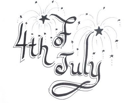 How To 4th Of July Drawings - Independence Day! Draw Fireworks