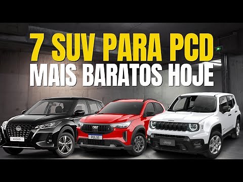 🚗 OS 7 SUVS MAIS BARATOS PARA PCD EM 2025! VEJA QUAL VALE A PENA!