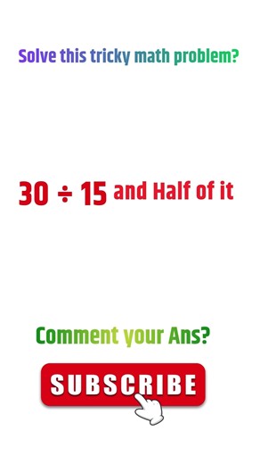 Solve This Tricky Maths Problem Challenge | Math Practice Quiz #trendingshorts #viralshorts