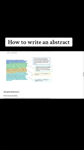 How to Write an Effective Abstract for Academic Papers