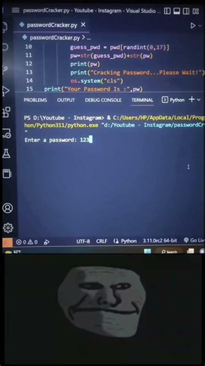 Python Cyber Security Tutorial 🔥 | Ethical Hacking Basics for Beginners #Shorts