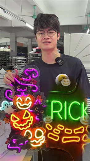 Treat or trick🎃🎃 @luannguyen0405vn More LED Signs and Light Boxes👇🏻 📞WhatsApp: 86 133 7868 2862 📧Email: siya@lcsign.com #ledsign #ledlights #foryoupage #us #lcsign