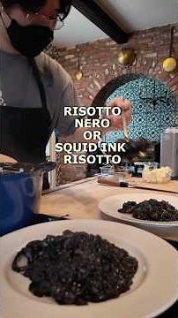 This is what I made as a private chef in Beverly Hills. Risotto Nero!