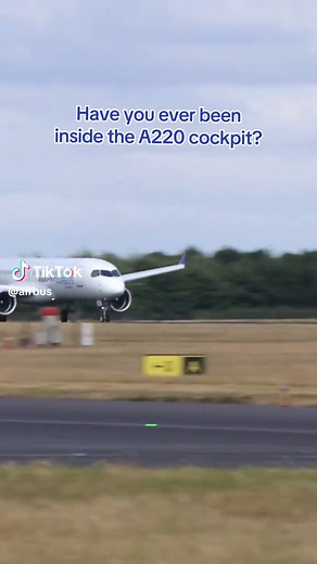 Step Inside the A220 Flight Deck POV 😏✈️