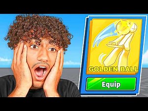 Spending $5,438,396 On The NEW GOLDEN BALL Ability.. (Roblox Blade Ball)