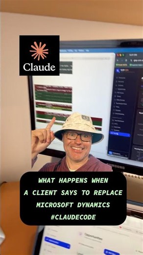 What Happens When We Tried To Replace Microsoft Dynamics 365 With Claude Code 🤯 #Shorts
