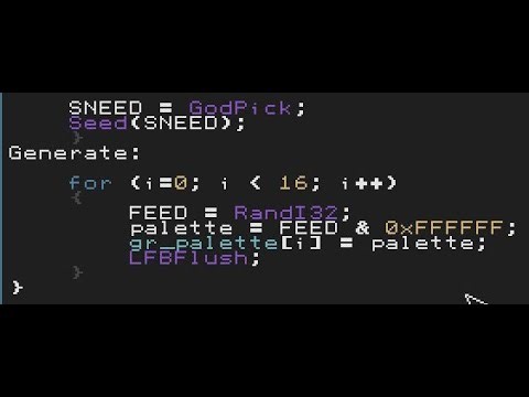 Better Random Color Palette Generation in ZealOS