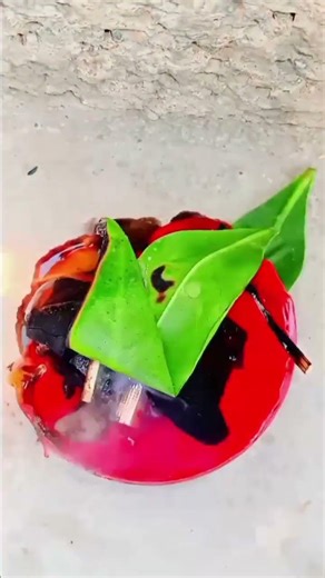 Oddly Satisfying: Melting Plastic Art 🎨🔥 #satisfying #asmr