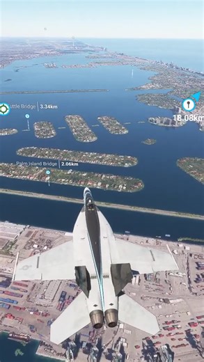 ✈️ Microsoft Flight Simulator - F18 Hornet - 🏙️🇺🇸🏖️🛰️👨‍🚀 𝗠𝗶𝗮𝗺𝗶, 𝗢𝗿𝗹𝗮𝗻𝗱𝗼 𝗲 𝗥𝗲𝗴𝗶𝗮̃𝗼. - 𝗘𝗨𝗔 👨‍🚀🛰️🏖️🇺🇸🏙️ Siga nosso canal: https://youtube.com/shorts/2SRCY0znZQc