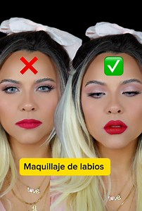 Labios rojos perfectos💋 #maquillaje #makeup #labiosperfectos #fypシ | gylianmakeup