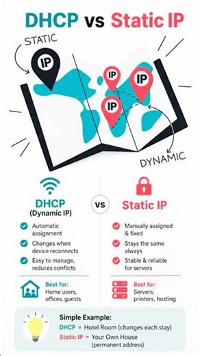 Dynamic vs Static IP explained simply💡Best for gaming, servers, or daily use?