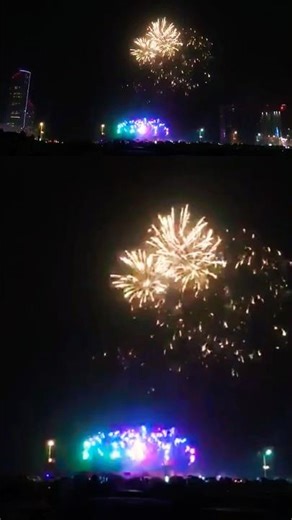 Best Fireworks Compliation 🌟 Sparkling Night 🏙️ #shortsfeed #new #trending #recommended #fireworks