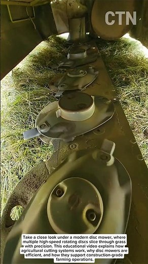 Inside a Disc Mower – High-Speed Cutting Blades in Action