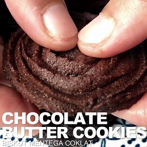 24K views · 390 reactions | Biskut Mentega Coklat Rangup & Sedap... Bahan-Bahan Kat Komen. #butterlaici | Butterlaici | Facebook