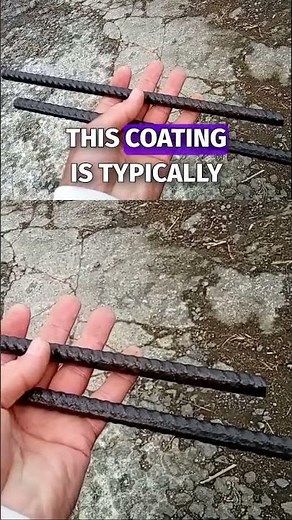 Prevent Rebar Problems with Anti-Rust Coating! #shorts