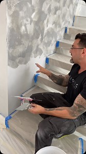 4.1K views · 55 reactions | How to do staircase walls, Venetian Plaster TV! | Exotic Wall Finishes and Design | Facebook