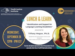 "Identification & Support for Language Learning Disabilities"