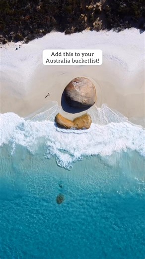 Albanys EPIC! Have you been? 😍 Info below 👇 Aussie travel list item 11/100 ✨️ This not-so-secret bay behind the (famous) Little Beach in Albany. 🏖 Chuck both these awesome beaches on the list: 📍Little Beach 📍Waterfall Beach 🎒 They're a short 5 minute walk from each other. 🪨 But the walk is rocky, sandy and through some bushland so be careful on your way down. 💫 Leave early in the morning cause it can be popular. Plus in summer it'll be windy by the afternoon. 💦 Looks like some good snor