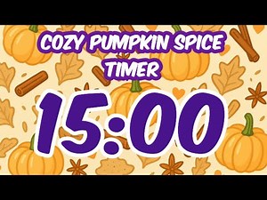 15-Minute Cozy Autumn Timer – Pumpkins, Cinnamon & Cookies