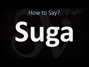 How to Pronounce Suga? (BTS)