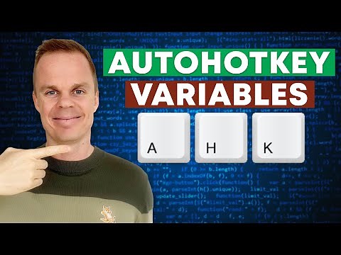 How to use Variables in AutoHotkey - AutoHotkey Tutorial #4