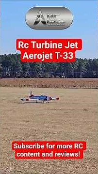 RC T-33 Jet Takeoff: Epic Footage You Won't Believe! #shorts