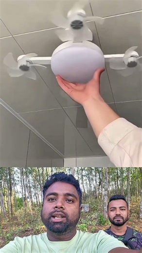 Smart Ceiling Fan with Light & Remote Control | Unique Modern Design!