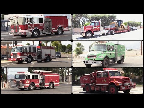 Cal Fire & Forest Service San Bernardino, Code 3 Responses From May to July 2025