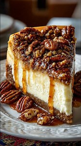 10K views · 66 reactions | Kentucky Derby Pecan Pie Cheesecake Ingredients For the Crust: 2 cups graham cracker crumbs 1/3 cup melted unsalted butter ...... Full Recipe in Coʍmеոτ  | Fresh Recipes | Facebook