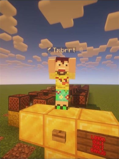 Linga Guli guli – Minecraft Note Block Meme Cover 🎵 (Short)