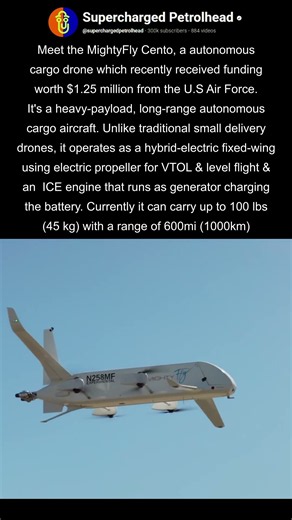 MightyFly Cento autonomous cargo drone