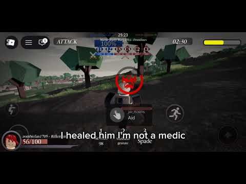 World war 1 game on Roblox part 1