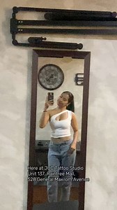 ✨ Got my navel piercing again with my trusted guy Jayson at JUC TATTOO STUDIO 🤝 (Round 2!) ⚠️ Transparency check: Yes, I look like I’m in pain—because I am 😂 This is my second time getting it pierced. I removed the first one 2 years ago, and the scar almost turned into a keloid, so this round was honestly more painful.👉 But if it’s your first time, don’t worry—NO, it doesn’t hurt that much! 😎👌 TRUST ME. #navelpiercing #piercing #juctattoostudio | DJ Reyna Chinita