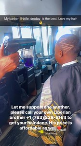 34 reactions · 10 comments | Have no copy right to the music playing in the background. Please contact +1 (763) 238-5164 the best barber in Minnesota to get your hair done. Support your own Liberian brother ❤️ | Loya Bahtuoh | Facebook