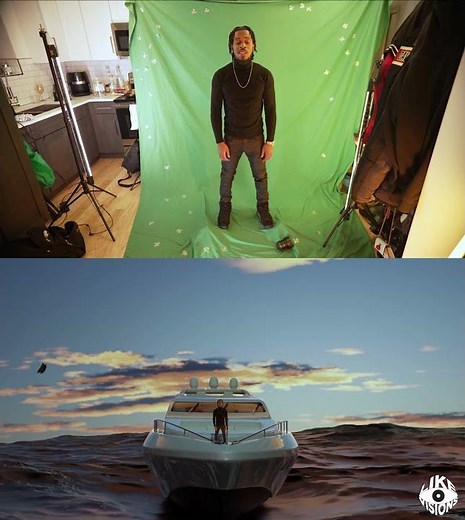 Blender Green Screen "Before And After"