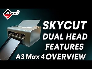Skycut A3 Max 4 Dual Head in Action | 15-Minute Real-Time Demo & Features Overview