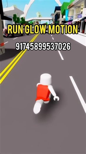 Run Glow Motion Code in Brookhaven (Roblox Animation) #roblox #brookhaven