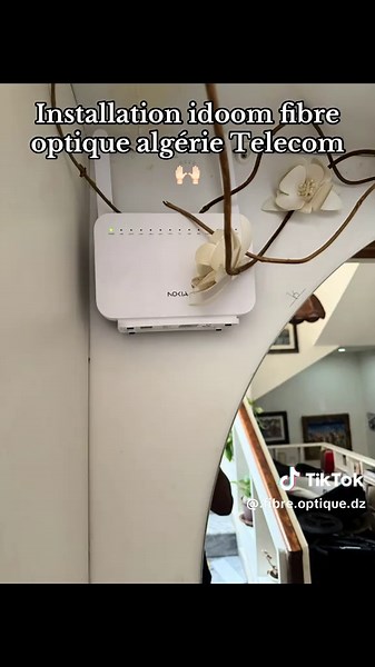 Installation de la fibre optique Idoom en Algérie