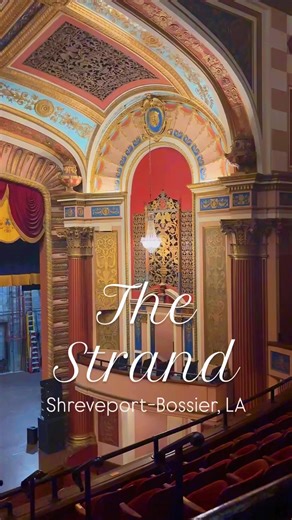 7.4K views · 90 reactions | ✨ Step inside downtown Shreveport’s crown jewel, The Strand Theatre of Shreveport! Built in 1935 and recognized as the Official Louisiana Theatre, the Strand rivals the world’s finest opera houses. And the stage is alive with shows lined up through early 2026!  Visit their website to see what shows are coming up through early 2026! Www.VisitShreveportBossier.org for more things to do in Shreveport-Bossier, LA! | Visit Shreveport-Bossier | Facebook