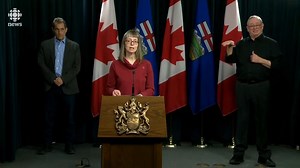 22K views · 62 reactions | As COVID-19 cases continue to climb, Dr. Deena Hinshaw has announced Alberta's second fatality: a woman in her 80s living in a Calgary continuing care facility. Read more: www.cbc.ca/1.5508137 | CBC Edmonton | Facebook