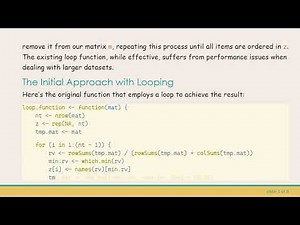 Vectorizing Loop Functions in R: Boost Your Performance!