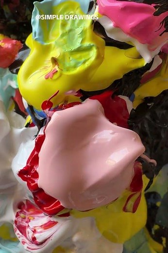 Easy Acrylic Meteor Shower Painting for Beginners#painting #acrylicpainting #shorts