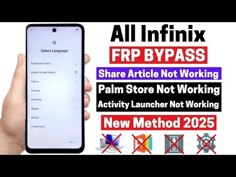 All Infinix Frp Bypass 2025 (Setting Not Open Apps Not Open Palm Store Not Android 14/15) Without PC