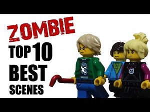 Lego Zombie Movie Top 10 BEST SCENES Stop Motion Animation