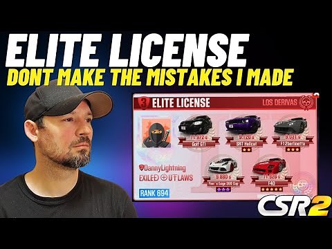 CSR2 Elite License Guide, Which Cars To Elite