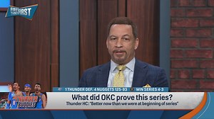 The Thunder proved they’re a true team, according to Chris Broussard: “They’re like a college team because they are young and they got that ‘we’re all in this together,’ and I think they proved that over the course of this series.” | First Things First on FS1