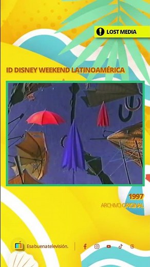 Bumper Disney Weekend (1997) #chile #television #archivosebt
