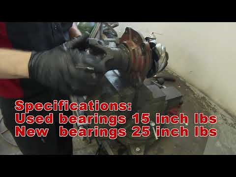 How to set your pinion bearing pre-load on a 9" Ford differential